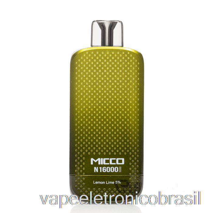 Vape Recarregável Horizontech Micco N16000 Descartável Limão Limão